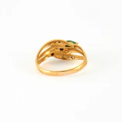 Bague en Or jaune & diamants