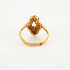 Bague en Or jaune & diamants
