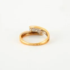 Bague en Or jaune & diamants