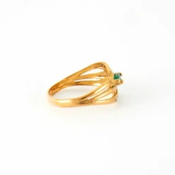 Bague en Or jaune & diamants