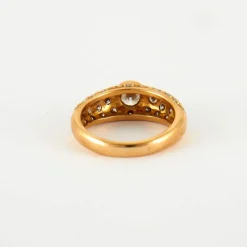 Bague en Or jaune & diamants