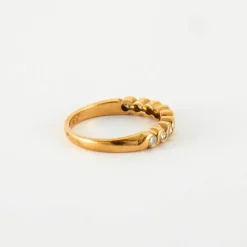 Bague en Or jaune & diamants