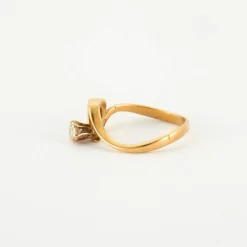 Bague en Or jaune & diamants