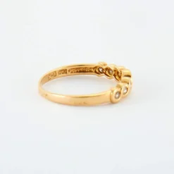 Bague en or jaune & diamants