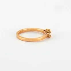 Bague en Or jaune & diamants