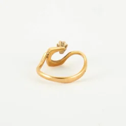 Bague en Or jaune & diamants