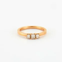 Bague en Or jaune & diamants