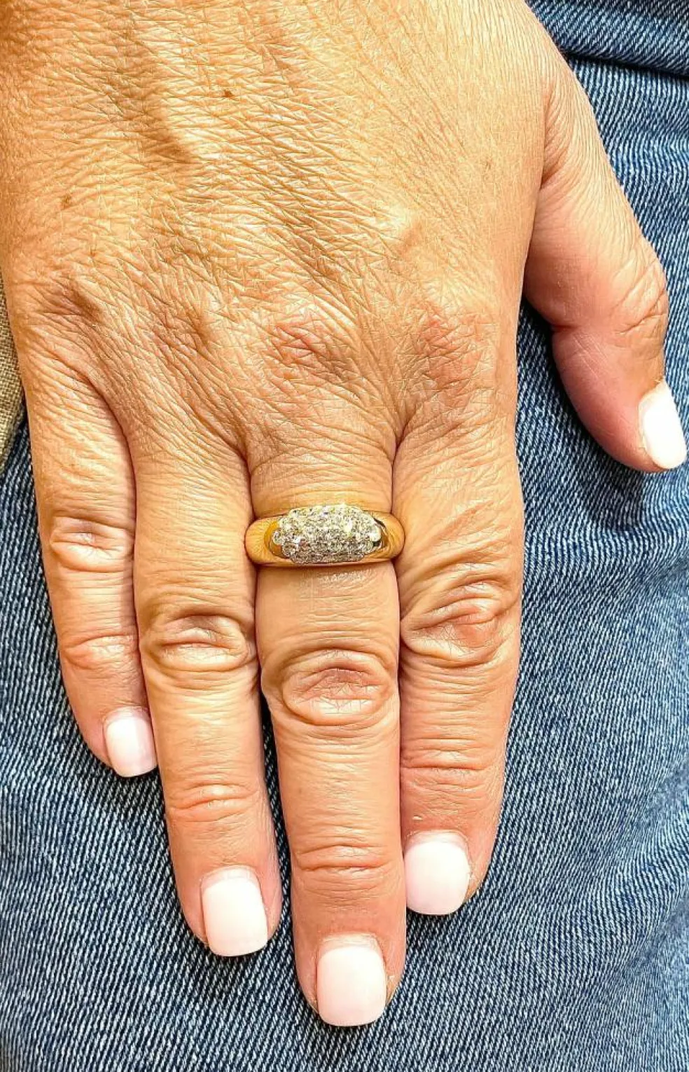 Bague en Or jaune & diamants