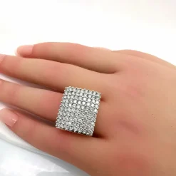 Bague en or jaune & diamants