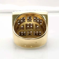 Bague en or jaune & diamants