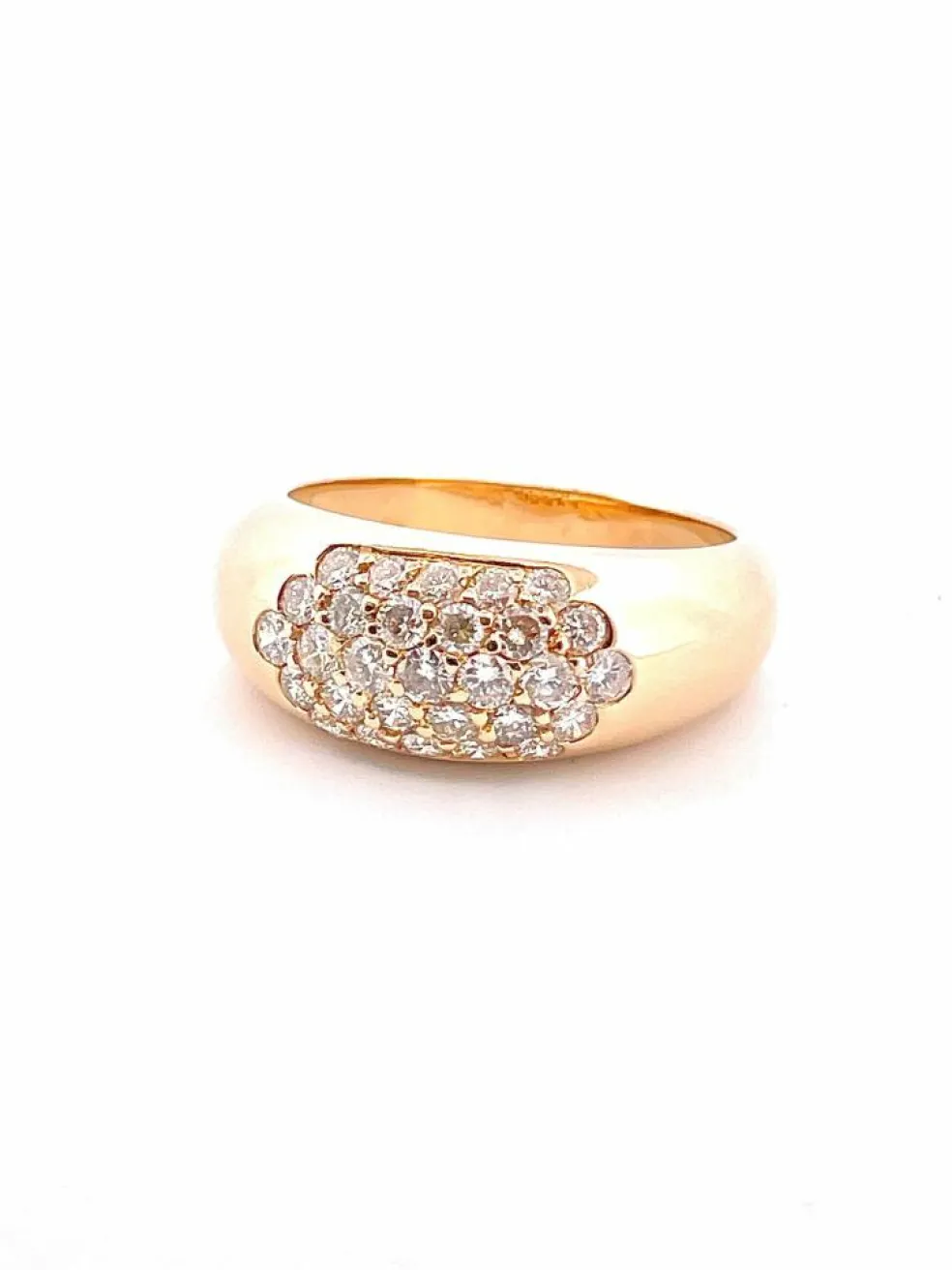 Bague en Or jaune & diamants