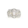 Bague en or jaune avec diamants de 0,93 carat