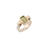 Bague en or jaune avec pierre