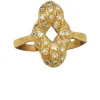 Bague en Or jaune, diamants