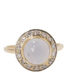 Bague en Or jaune, diamants