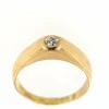 Bague en Or jaune, Diamants