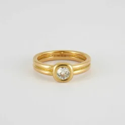 Bague en or Jaune, diamant