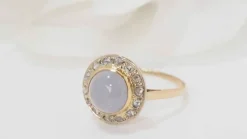 Bague en Or jaune, diamants