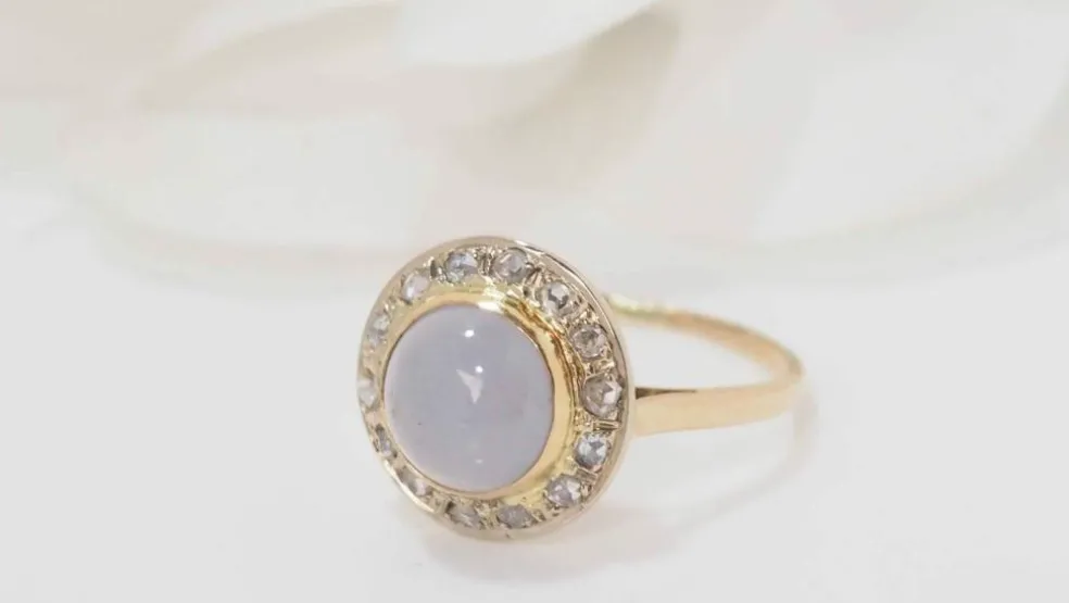 Bague en Or jaune, diamants