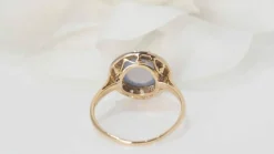 Bague en Or jaune, diamants