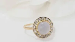 Bague en Or jaune, diamants