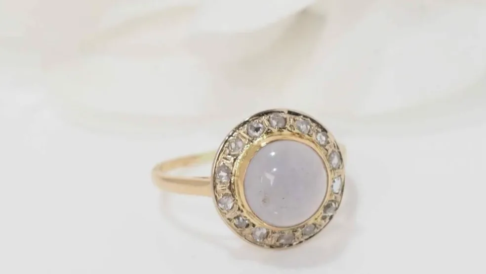 Bague en Or jaune, diamants