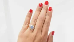 Bague en Or jaune, diamants