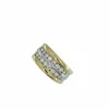 Bague en or jaune et blanc diamants certifiée HRD