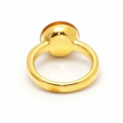 Bague en Or Jaune et Citrine