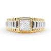 Bague en or jaune et diamants 0,50 ct