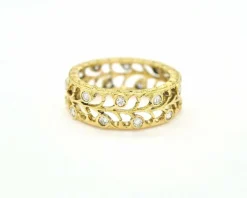 Bague en or jaune et diamant 0,60 ct