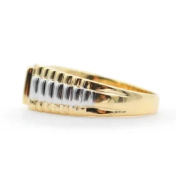 Bague en or jaune et diamants 0,50 ct