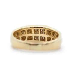 Bague en or jaune et diamants 0,50 ct
