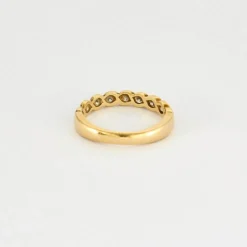 Bague en or jaune et diamants