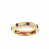 Bague en or jaune et rubis modèle Macri Classica années 60