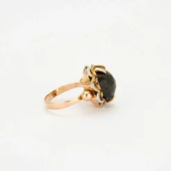 Bague en Or jaune, Grenat