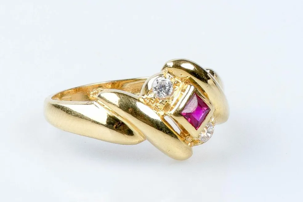 Bague en or massif