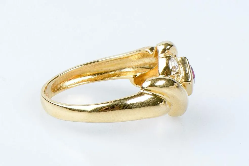 Bague en or massif