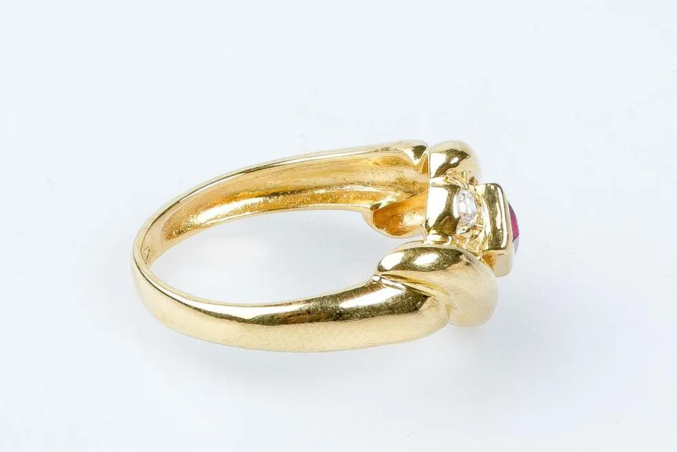 Bague en or massif