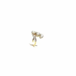 Bague en or, platine et diamants