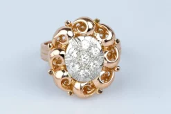 Bague en or rose 18 cts