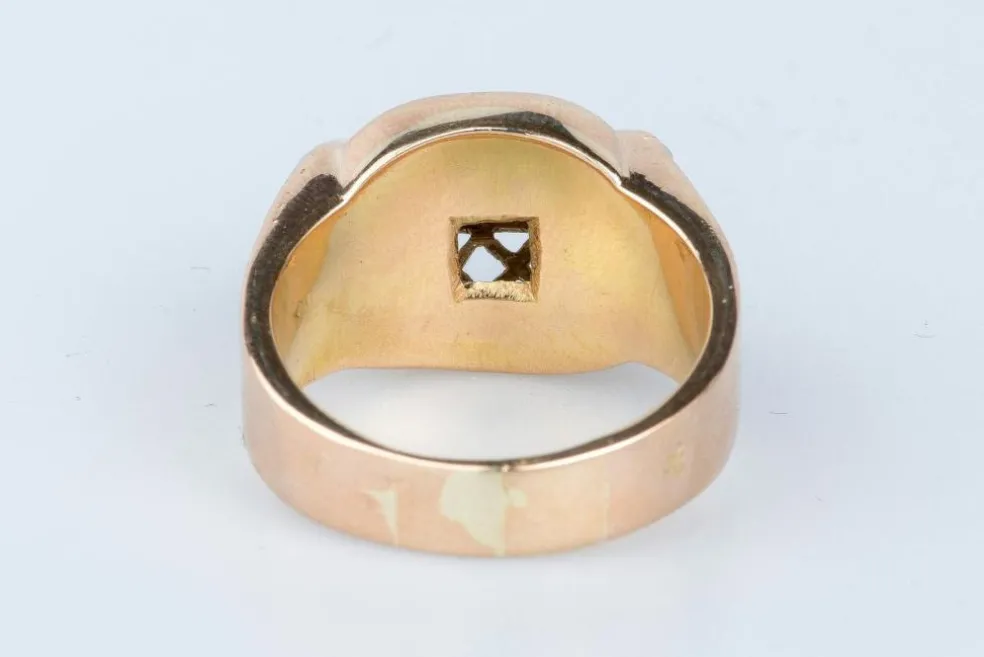 Bague en or rose 18 cts