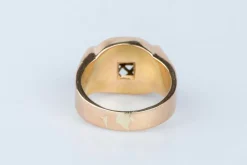 Bague en or rose 18 cts