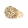Bague en or rose avec diamants 2,50 ct