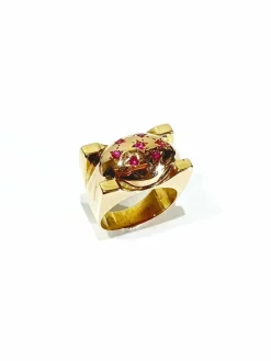 Bague en or rose Constellation