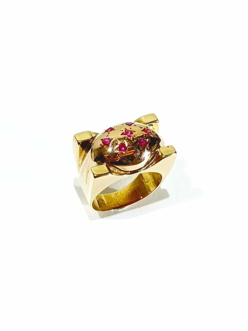 Bague en or rose Constellation