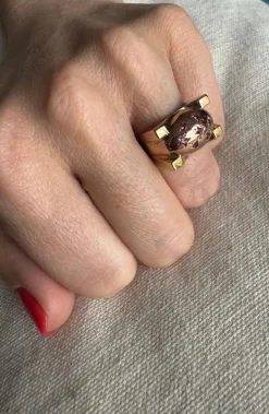 Bague en or rose Constellation