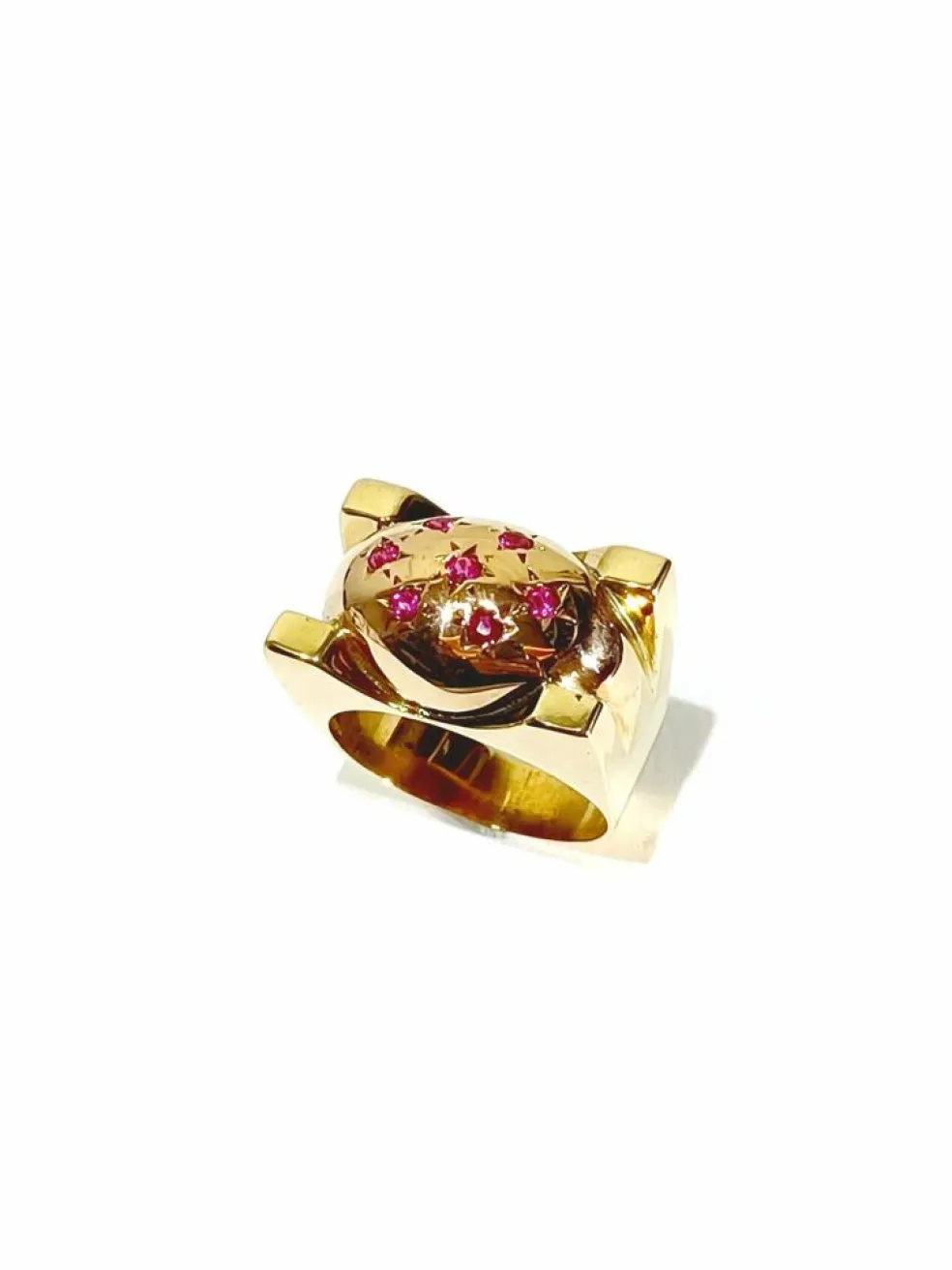 Bague en or rose Constellation