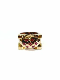 Bague en or rose Constellation