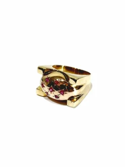 Bague en or rose Constellation